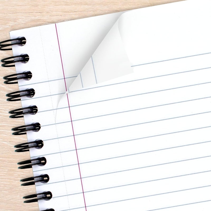 Cambridge Limited Business Notebook, Legal Ruled, 8-1/4" x 11", 80 Sheets, Soft Touch Flexible Cover, Wirebound, Blue (UN06062-20) - Image 4